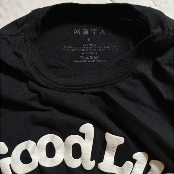 Meta Threads Good Luck Have Fun T-Shirt - Picture 3 of 4